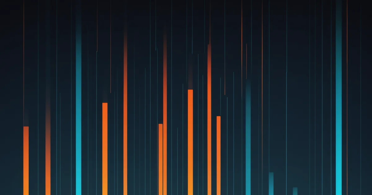 Abstract visualization representing GPU profiling on H100 inference workloads